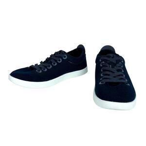 Allbirds Womens Wool Piper Sneakers Black Lace Up Soft Breathable Size 8